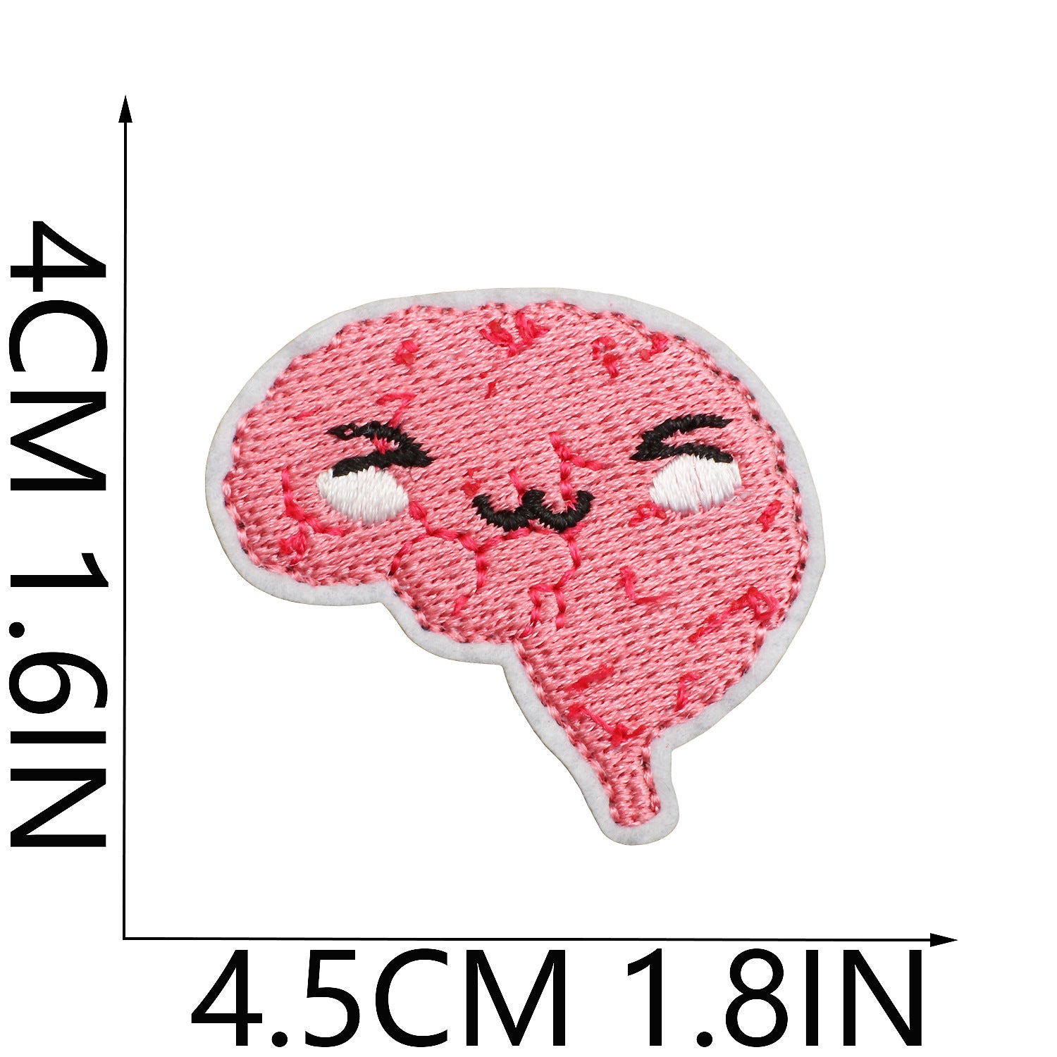 Wholesale Cartoon human organ embroidery patch medical equipment patch